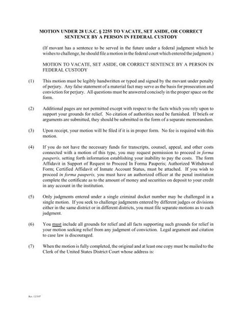 28 u.s.c. 2255|what is a 2255 motion.